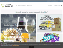 Tablet Screenshot of elclubdelgourmet.es